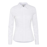 ICHI White Cotton Shirt -   -  ICHI.